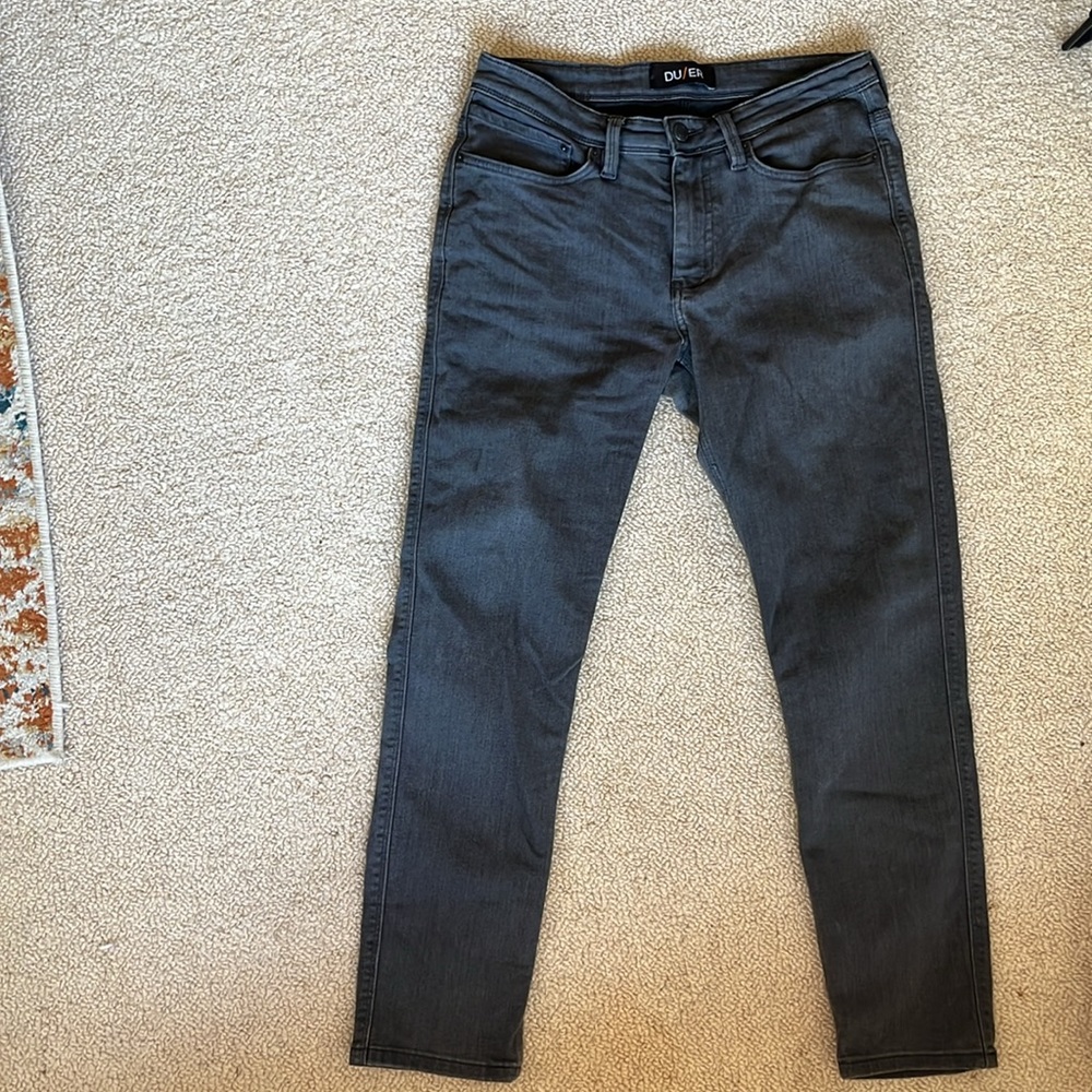 Duer Slim L2X Jeans 32x30 Black / Dark Grey